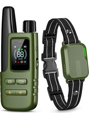 Rechargeable Dog Training Collar - 4500FT Remote, Waterproof, Vibration & Beep